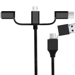 POWERTECH Καλώδιο USB 2.0 & Type-C σε USB Type-C-Micro-8pin 1m
