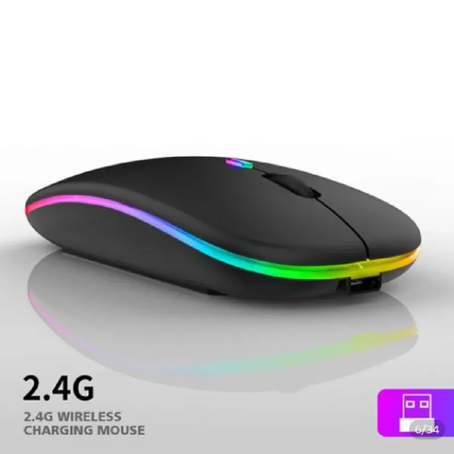 Ποντίκι Luminus 2.4g wireless (μαύρο) 1
