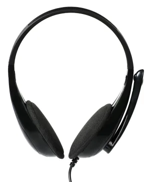POWERTECH Headphones με μικρόφωνο PT-734 105dB, 40mm, 3.5mm, 1.8m, μαύρο 2