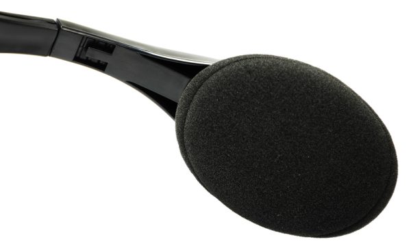 POWERTECH Headphones με μικρόφωνο PT-734 105dB, 40mm, 3.5mm, 1.8m, μαύρο 3