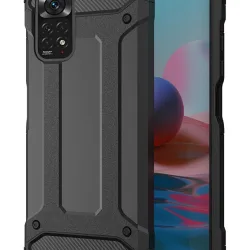 POWERTECH Θήκη Armor Carbon MOB-1726 για Xiaomi Note 11M4 Pro 5G, μαύρη