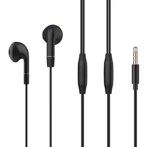 CELEBRAT earphones με μικρόφωνο G8, 3.5mm, 1.2m, μαύρα