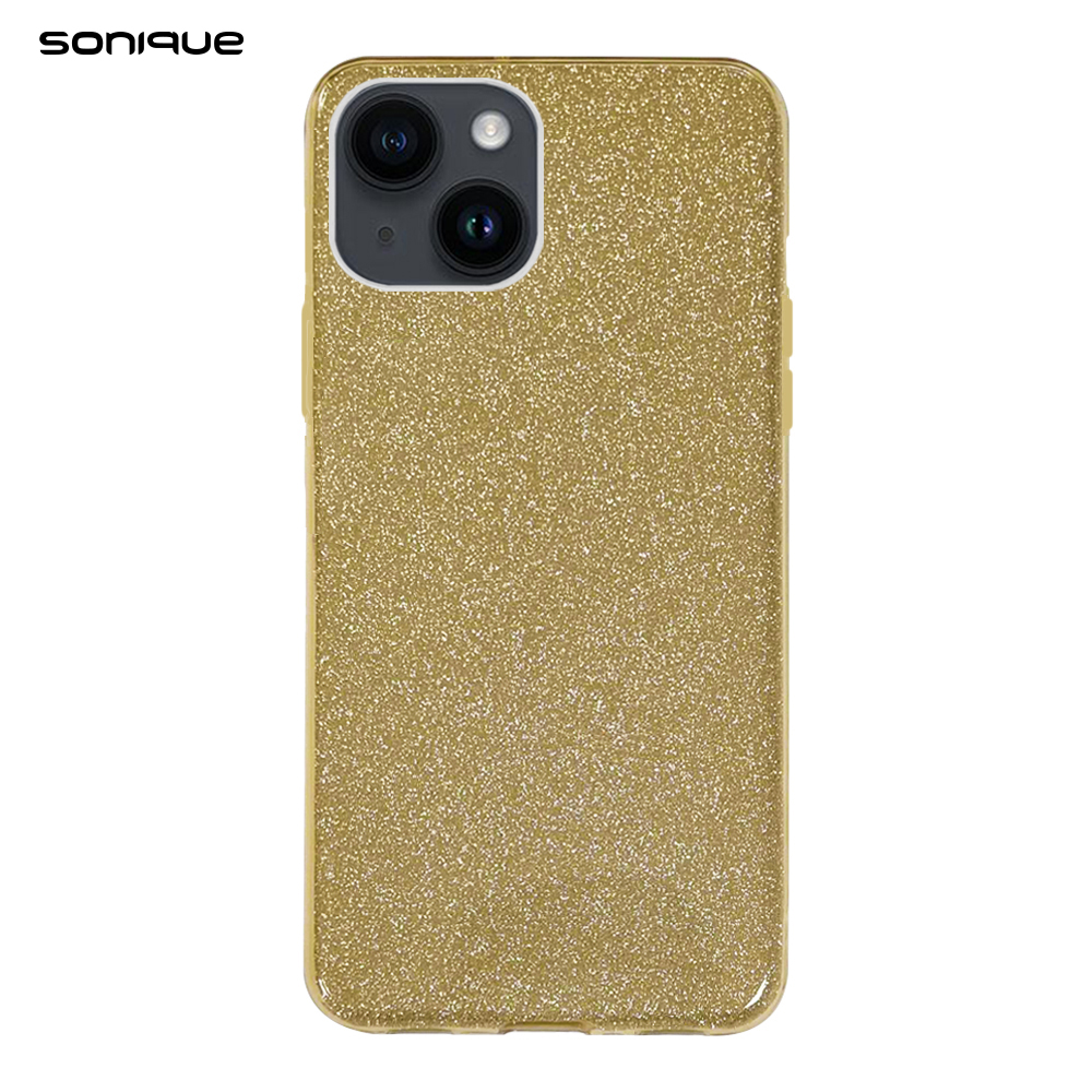 Θήκη Σιλικόνης Sonique Shiny για Apple - iPhone 13 - Χρυσό