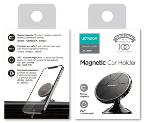 JOYROOM βάση smartphone για αυτοκίνητο μαγνητική μαύρη2