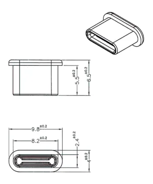 Kάλυμμα προστασίας για θύρα USB-C DELOCK2