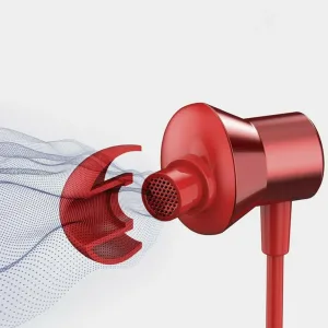 Lenovo HF130 In-ear Handsfree με Βύσμα 3.5mm Κόκκινο2