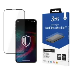 3MK HardGlass Max Lite Full Screen iPhone 14 Pro Max - Μαύρο