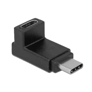 Powertech Μετατροπέας USB-C male σε USB-C female 90°