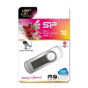 SILICON POWER USB Flash Drive Jewel 80 32GB USB 3.1 Titanium-3