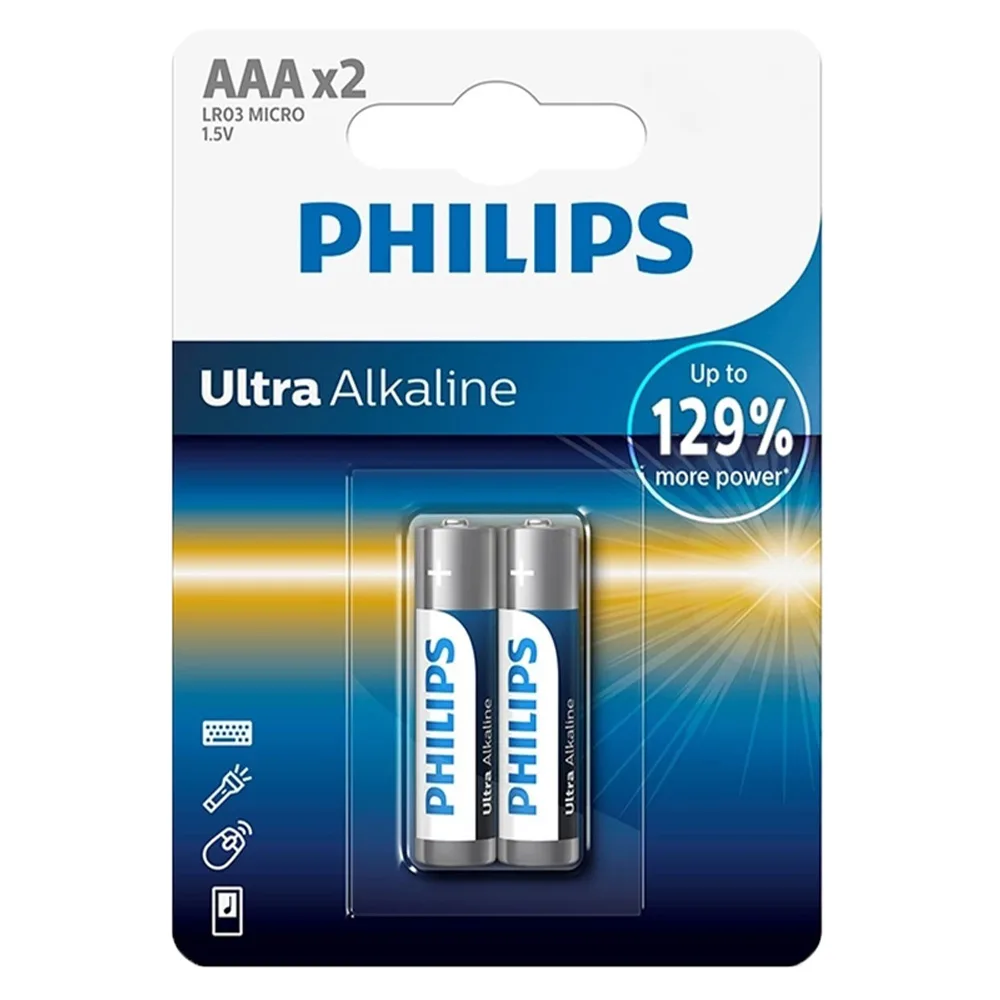 PHILIPS Ultra αλκαλικές μπαταρίες AAA LR03