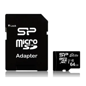 SILICON POWER κάρτα μνήμης Elite microSDXC UHS-1 Class 10 64GB