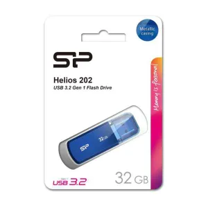 Silicon Power Helios 202 32GB USB 3.2 Stick Μπλε-1