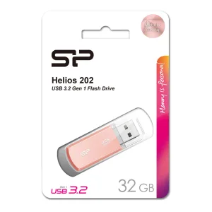 Silicon Power Helios 202 32GB USB 3.2 Stick Ροζ Χρυσό-1