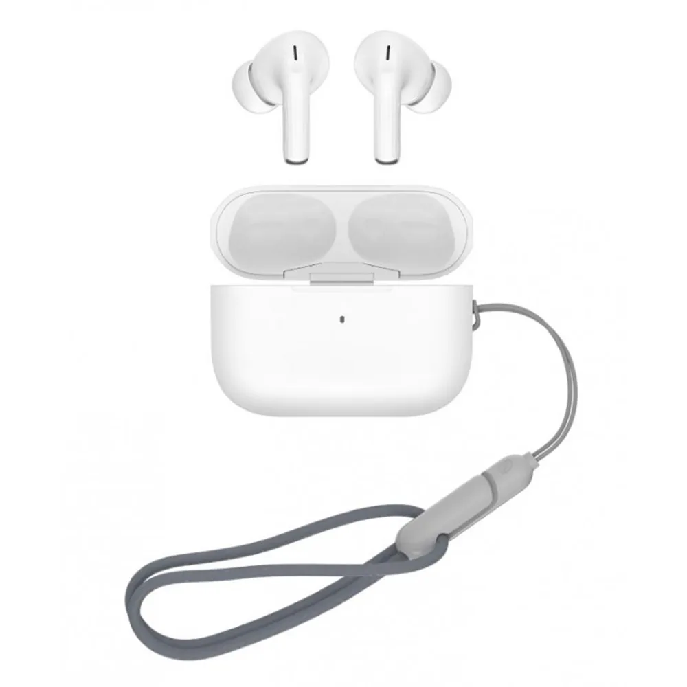 Firo Fi5 Pro Business In-ear Bluetooth Handsfree Ακουστικά με Θήκη Φόρτισης Λευκά