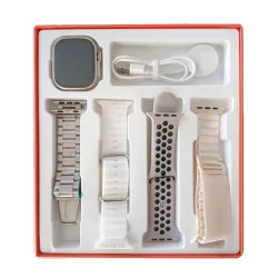 Smartwatch Y10 με 4 λουράκια (άσπρο)